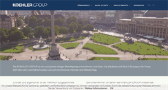 Desktop Screenshot of koehlergroup.com